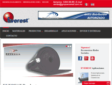 Tablet Screenshot of grupoeverest.com.mx